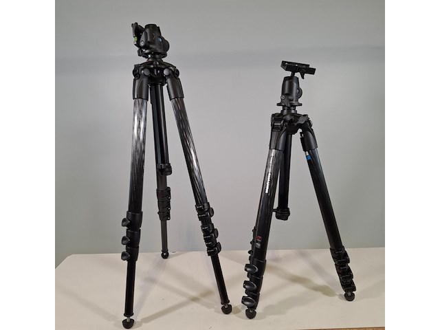 2x camerastatief, manfrotto, mt057c4 - afbeelding 1 van  15