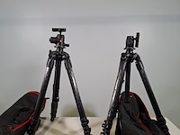 2x camerastatief, manfrotto, mt057c4 - afbeelding 1 van  16