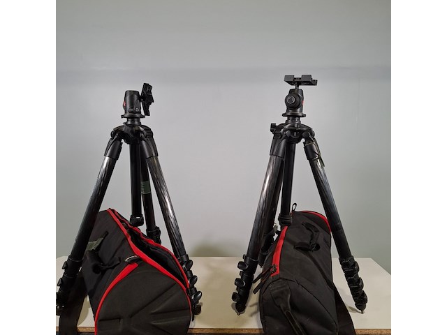 2x camerastatief, manfrotto, mt057c4 - afbeelding 1 van  17