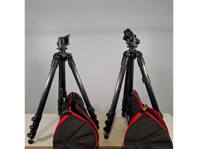 2x camerastatief, manfrotto, mt057c4 - afbeelding 1 van  15