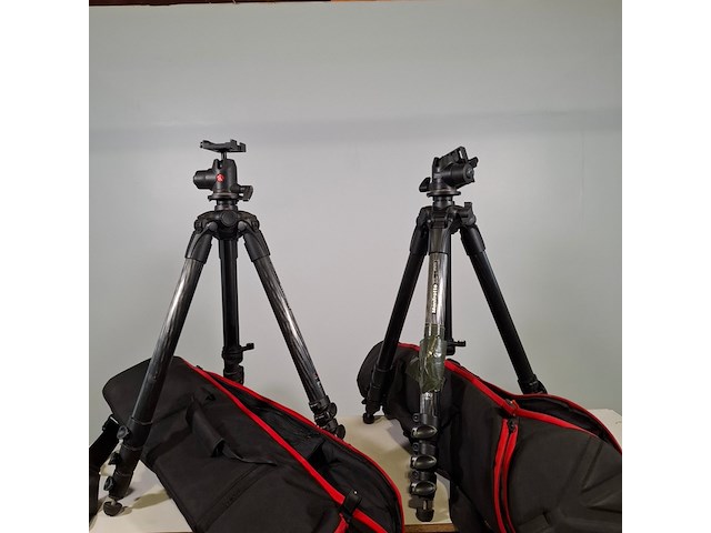 2x camerastatief, manfrotto, mt057c4 - afbeelding 1 van  16