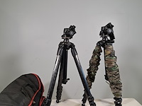 2x camerastatief, manfrotto, mt057c4