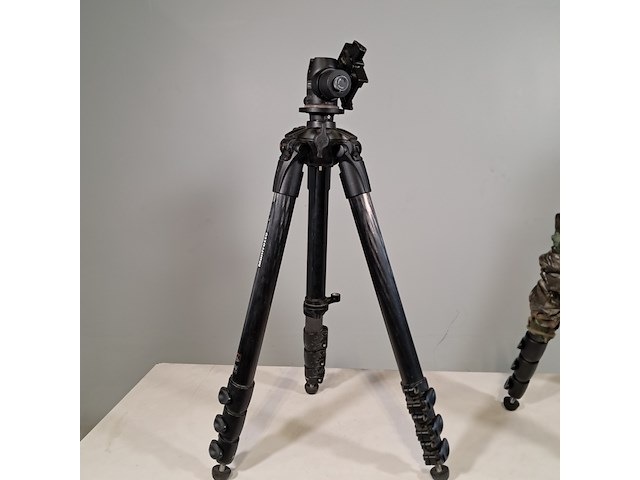 2x camerastatief, manfrotto, mt057c4 - afbeelding 2 van  10