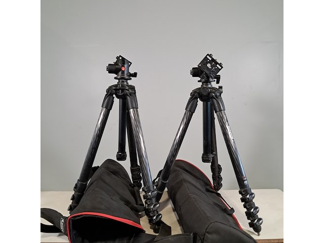 2x camerastatief, manfrotto, mt057c4 - afbeelding 1 van  10