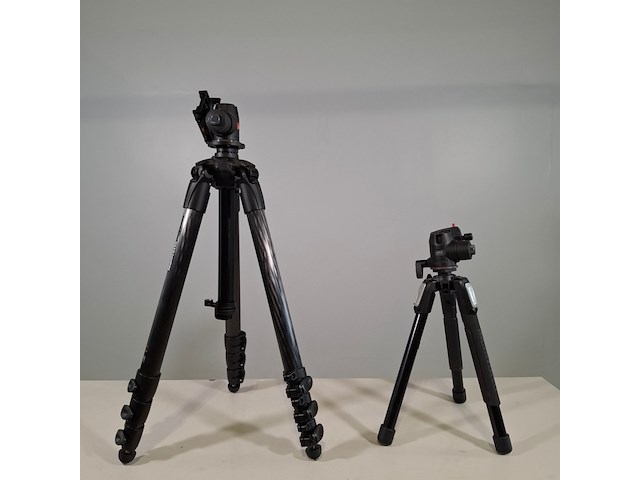 2x camerastatief, manfrotto - afbeelding 1 van  10