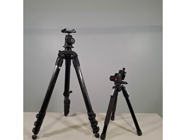 2x camerastatief, manfrotto - afbeelding 1 van  13
