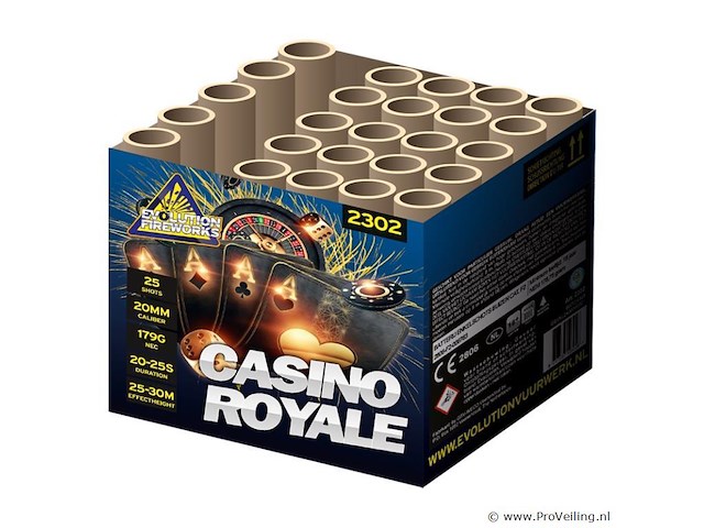 2x casino royale 25 shots - afbeelding 1 van  1