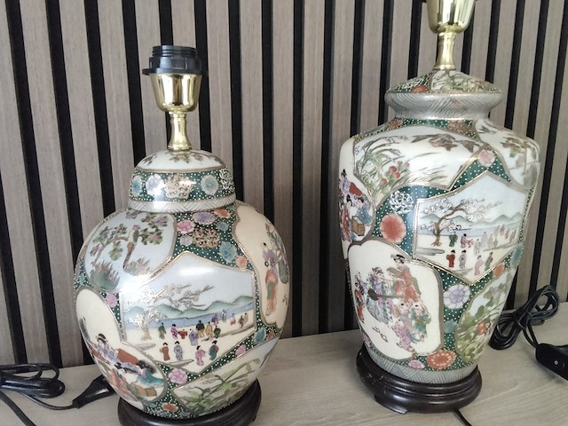 2x chinese lamp zonder kap - afbeelding 2 van  6