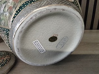 2x chinese vazen met deksel met keurmerk - afbeelding 5 van  5