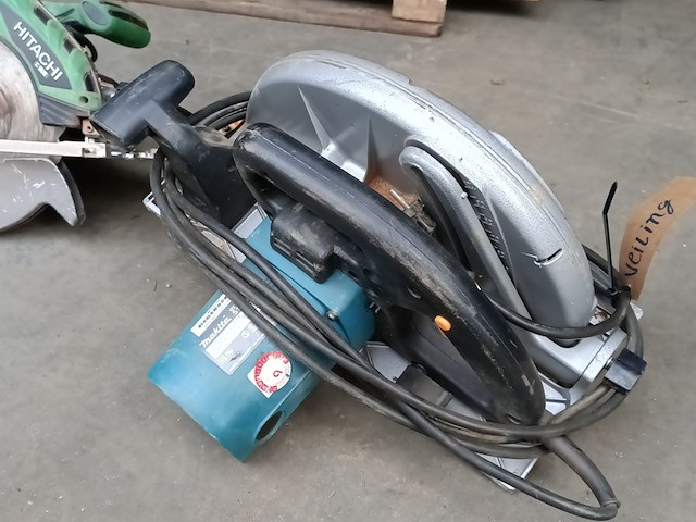 2x cirkelzaag, hitachi en makita - afbeelding 3 van  8