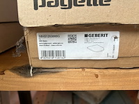 2x closetzitting, 3x afvoerbuis, w.o. geberit, pagette - afbeelding 5 van  6