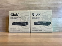 (2x) club (csv-1380) 3d hdmi™ 4k@60hz uhd splitter 4 ports - afbeelding 1 van  4