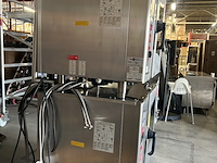 2x combi-oven steamer 6 x 1/1 gn elektrisch met 1x onderstel, convotherm - afbeelding 2 van  14
