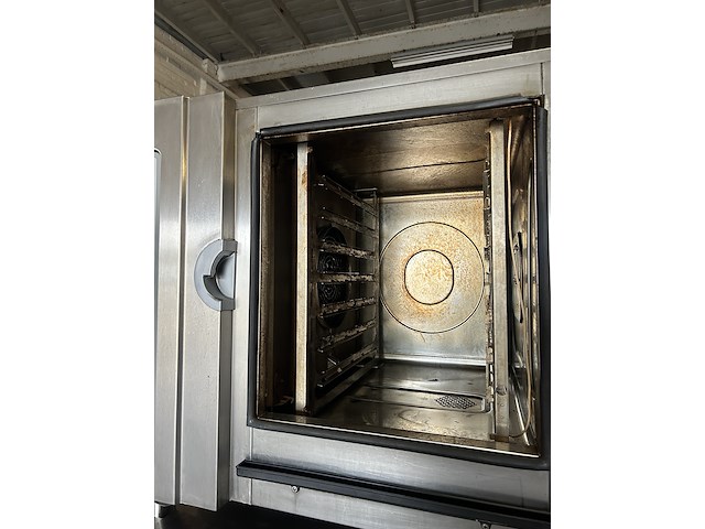 2x combi-oven steamer 6 x 1/1 gn elektrisch met 1x onderstel, convotherm - afbeelding 9 van  14