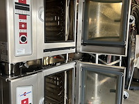 2x combi-oven steamer 6 x 1/1 gn elektrisch met 1x onderstel, convotherm - afbeelding 11 van  14