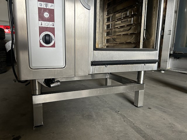 2x combi-oven steamer 6 x 1/1 gn elektrisch met 1x onderstel, convotherm - afbeelding 12 van  14