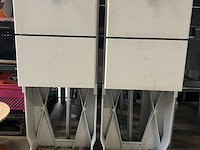 2x componenten voetpadkast, schakelkast abb, eh pedestal - afbeelding 1 van  4