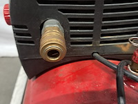 2x compressor en 2x accuboormachine, herkules en dewalt, 200/10/24 air compressor, dc740, rood - afbeelding 5 van  19