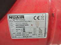 2x compressor en 2x accuboormachine, herkules en dewalt, 200/10/24 air compressor, dc740, rood - afbeelding 6 van  19