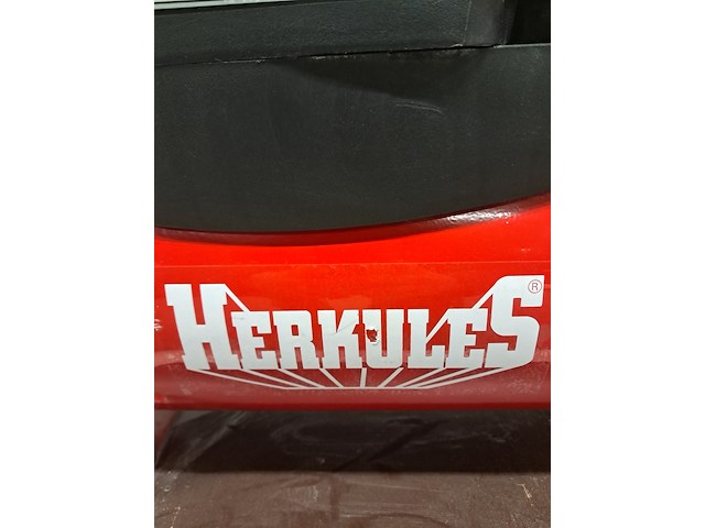 2x compressor en 2x accuboormachine, herkules en dewalt, 200/10/24 air compressor, dc740, rood - afbeelding 15 van  19