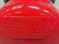 2x compressor en 2x accuboormachine, herkules en dewalt, 200/10/24 air compressor, dc740, rood - afbeelding 19 van  19