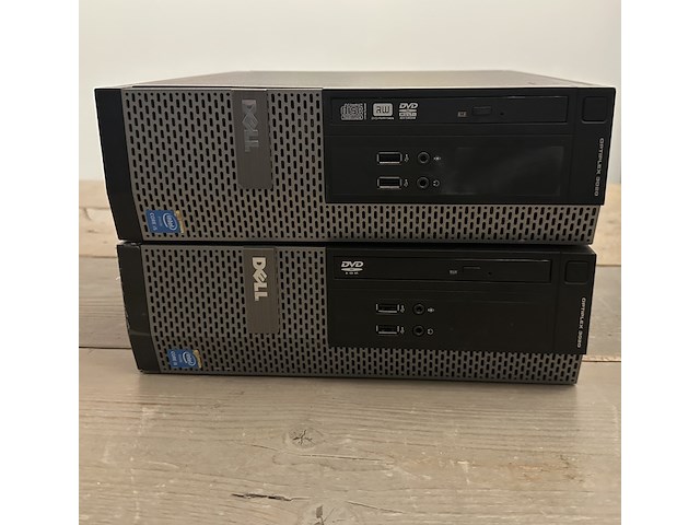 2x computer, dell, optiplex 3020 intel i5 processor / 8 gb / 500gb, zwart - afbeelding 1 van  4