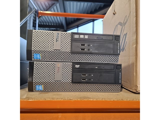 2x computer, dell, optiplex 3020 intel i5 processor / 8 gb / 500gb, zwart - afbeelding 4 van  4