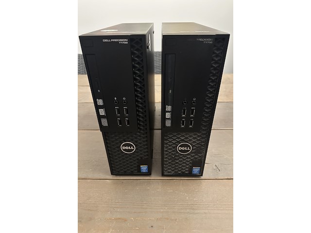 2x computer, dell, precision t1700 intel i5 processor / 8gb / 500gb, zwart - afbeelding 1 van  4