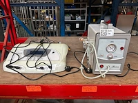 2x cosmetisch behandelapparaat mesotherapie en vacuümbehandeling