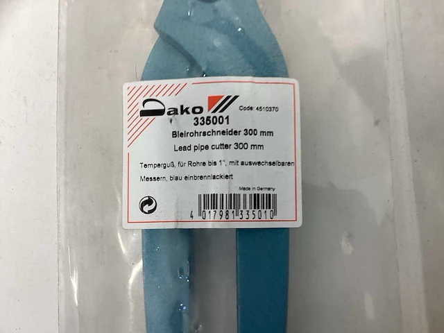 (2x) dako lodenpijpsnijders / leadpipe cutters - 300mm - 1” - afbeelding 3 van  6
