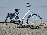 2x damesfiets, wit - afbeelding 12 van  27