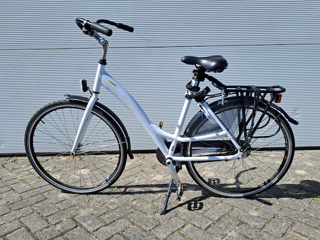2x damesfiets, wit - afbeelding 21 van  27