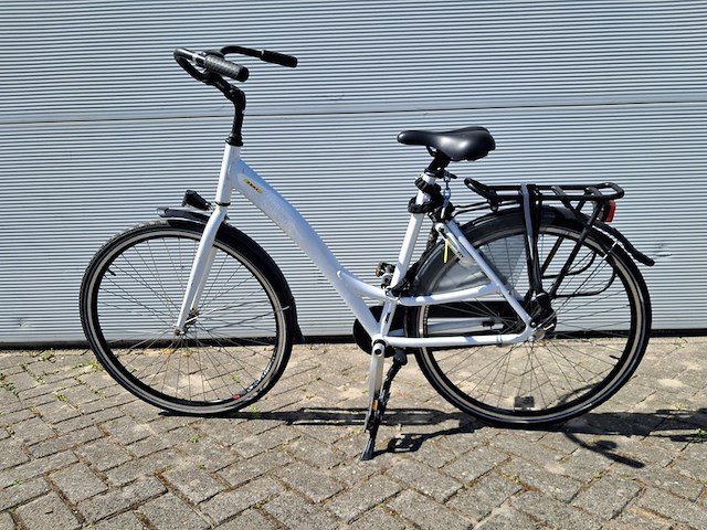 2x damesfiets, wit - afbeelding 16 van  22