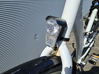 2x damesfiets, wit - afbeelding 2 van  22