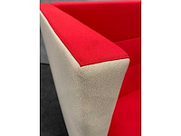 2x deberenn - akoestische sofa beige/rood - afbeelding 2 van  16