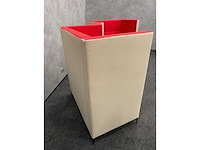 2x deberenn - akoestische sofa beige/rood - afbeelding 8 van  16