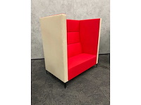2x deberenn - akoestische sofa beige/rood - afbeelding 12 van  16