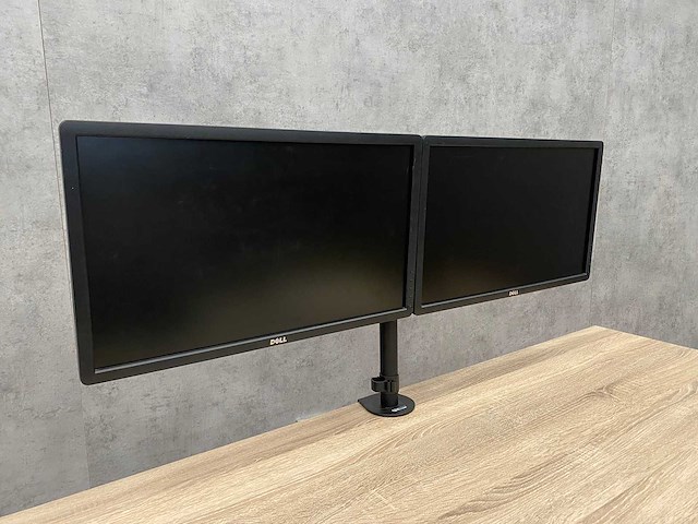 2x dell p2312ht - 23" monitor met monitorarm - vga, dvi - afbeelding 10 van  16