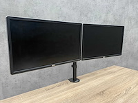 2x dell p2314ht - 23" monitor met monitorarm - dp, vga, dvi - afbeelding 1 van  15