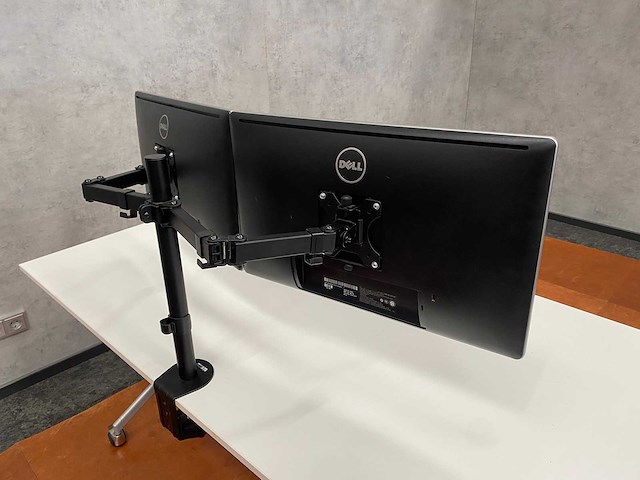 2x dell p2414hb - 24" monitor met monitorarm - dp, vga, dvi - afbeelding 5 van  10
