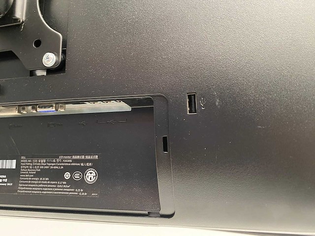 2x dell p2414hb - 24" monitor met monitorarm - dp, vga, dvi - afbeelding 8 van  10