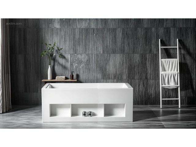 2x design bad - hoogglans wit - 170x80x63,5cm -... - afbeelding 3 van  4