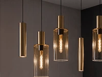 2x design hanglamp verstelbare hoogte tot 165 cm, vidi, stella di notte - afbeelding 3 van  4