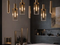 2x design hanglamp verstelbare hoogte tot 165 cm, vidi, stella di notte - afbeelding 2 van  4