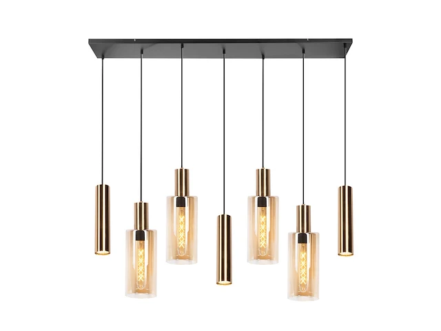 2x design hanglamp verstelbare hoogte tot 165 cm, vidi, stella di notte - afbeelding 1 van  4
