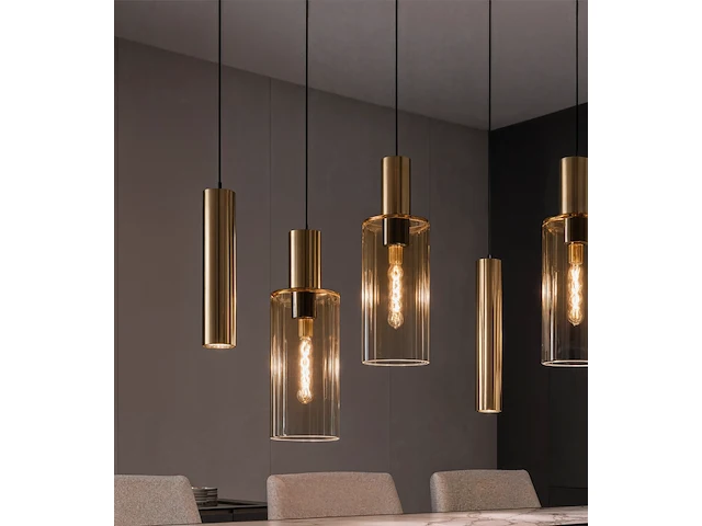 2x design hanglamp verstelbare hoogte tot 165 cm, vidi, stella di notte - afbeelding 2 van  4