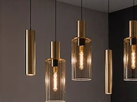 2x design hanglamp verstelbare hoogte tot 165 cm vidi, stella di notte - afbeelding 3 van  4