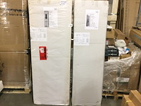 2x design radiator 177,5x50 cm, hsk line plus, 8085178, perl grau/zwart mat - afbeelding 2 van  5