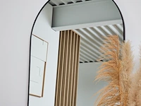 2x design spiegel met boog zwart 200x100 cm - afbeelding 3 van  5