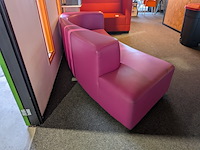 2x designbank, roze & paars - afbeelding 4 van  8